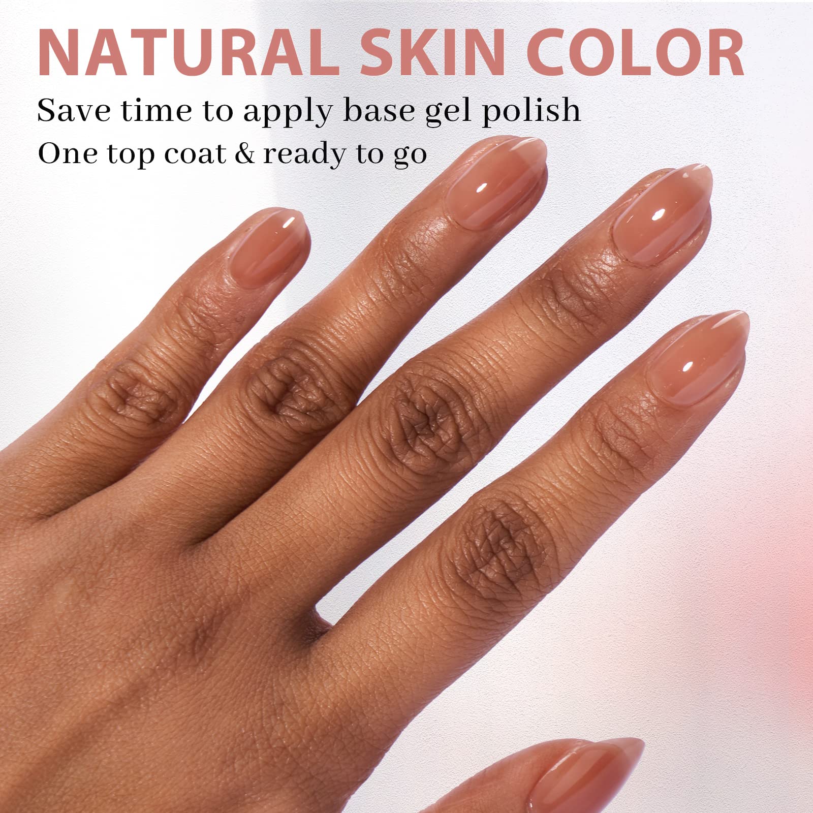 BTArtbox Almond Nail Tips Short – Soft Gel Press-On Nails with XCOATTIPS, Stronger Adhesion