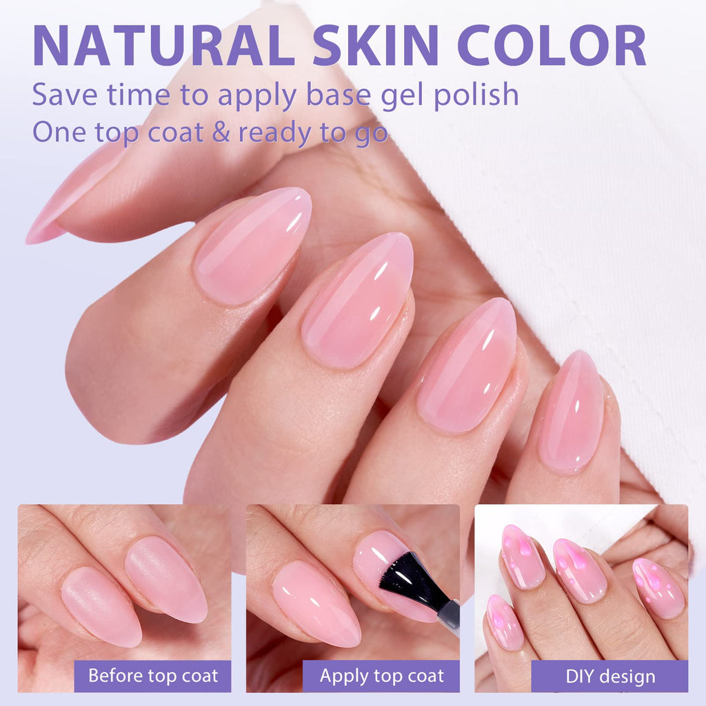 BTArtbox XCOATTIPS Matte Short Almond Nail Tips – Long Lasting Soft Gel, Soak Off