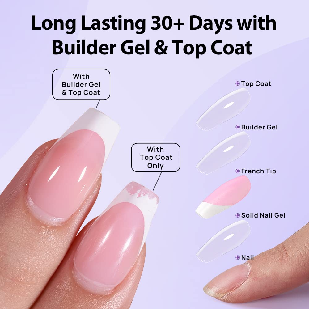 BTArtboxnails XCOATTIPS Protecting Builder Gel 15ml – No Chipping, 30+ Days Wear