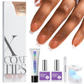 BTArtboxnails XCOATTIPS Gel Nail Kit — Short Coffin French Tip Press-On Nails