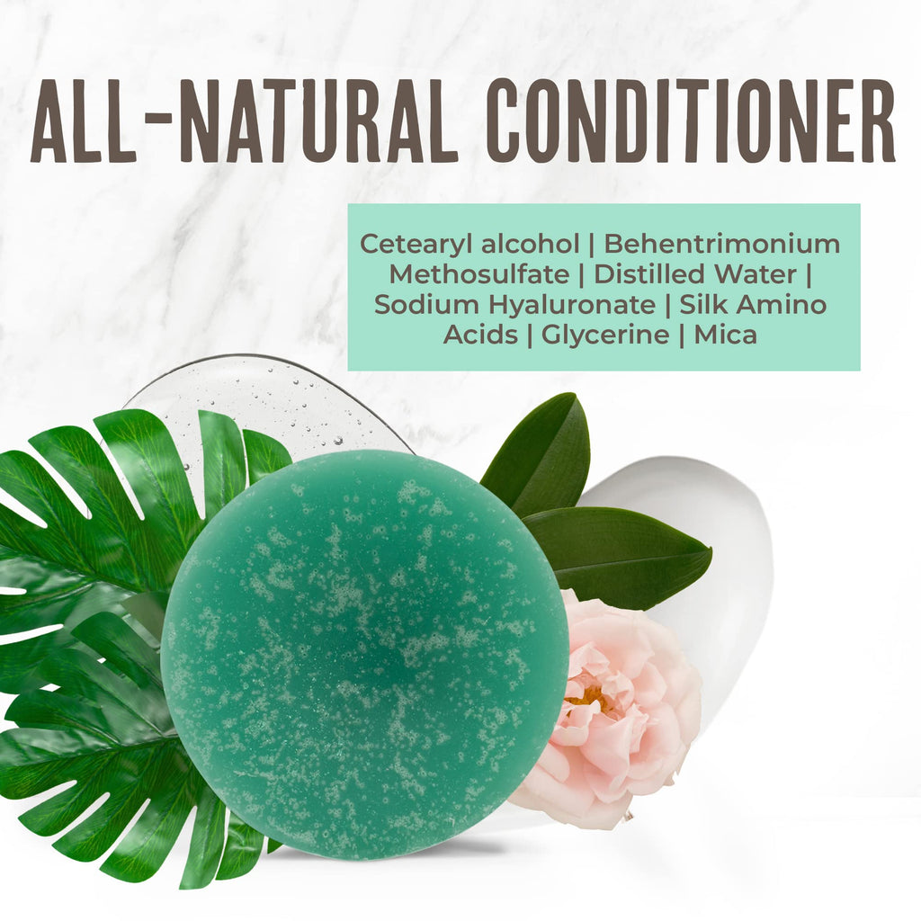 BUFFALO GAL Hyaluronic + Tallow Conditioner Bar – Hydration & Detangling for All Hair Types