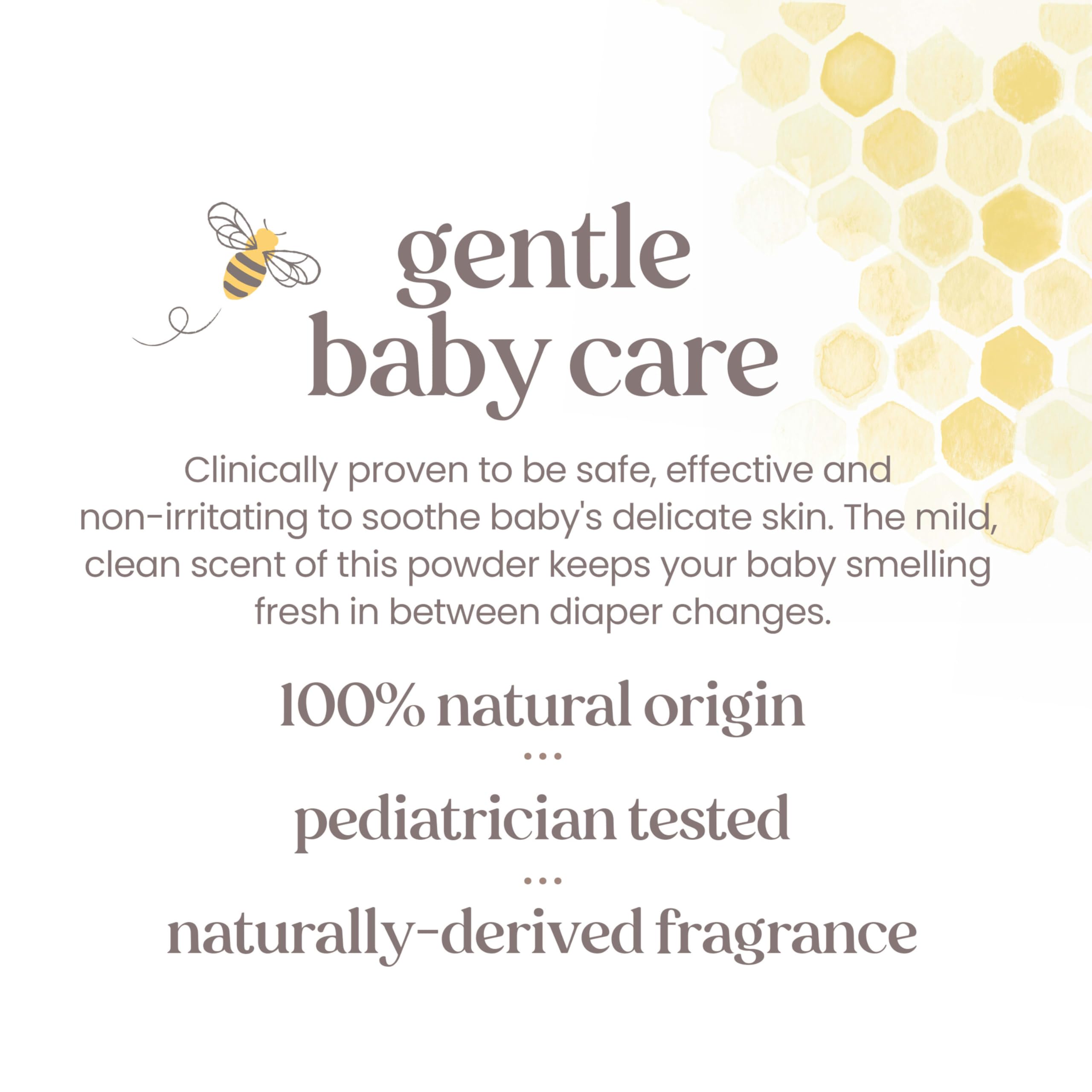 Burt's Bees Baby Dusting Powder – 100% Natural, Talc-Free, 7.5 oz
