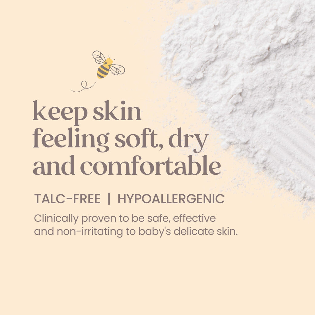 Burt's Bees Baby Dusting Powder – 100% Natural, Talc-Free, 7.5 oz