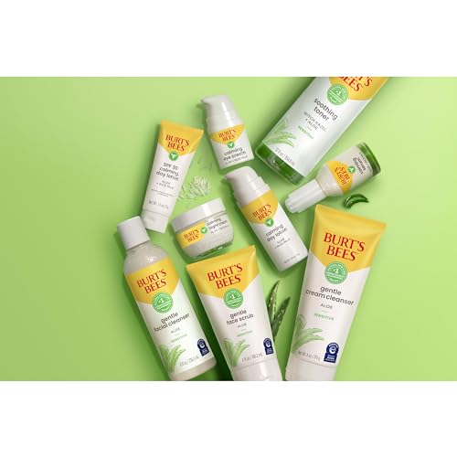 Burt's Bees SPF 30 Calming Day Lotion with Aloe & Rice Milk – Sensitive Skin Sunscreen, 1.8 oz