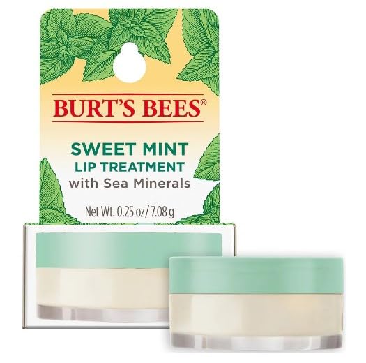 Burt's Bees Sweet Mint Lip Treatment – 100% Natural Origin with Sea Minerals