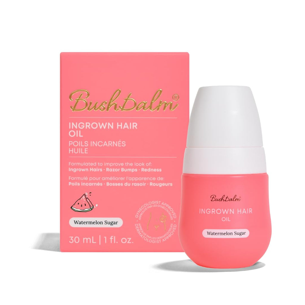 Bushbalm Ingrown Hair Oil Watermelon Sugar – Soothe Razor Bumps & Post-Shave Irritation (30 ml)