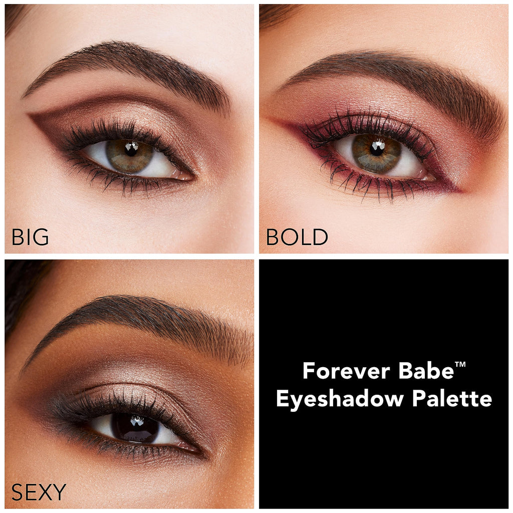 BUXOM Forever Babe Eyeshadow Palette – Primer-Infused Shades in Matte, Satin & Shimmer