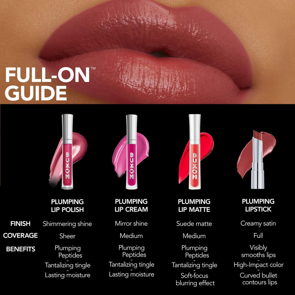 Buxom Full-On Plumping Satin Lipstick Dolly Doll – Pigment-Rich Hydration