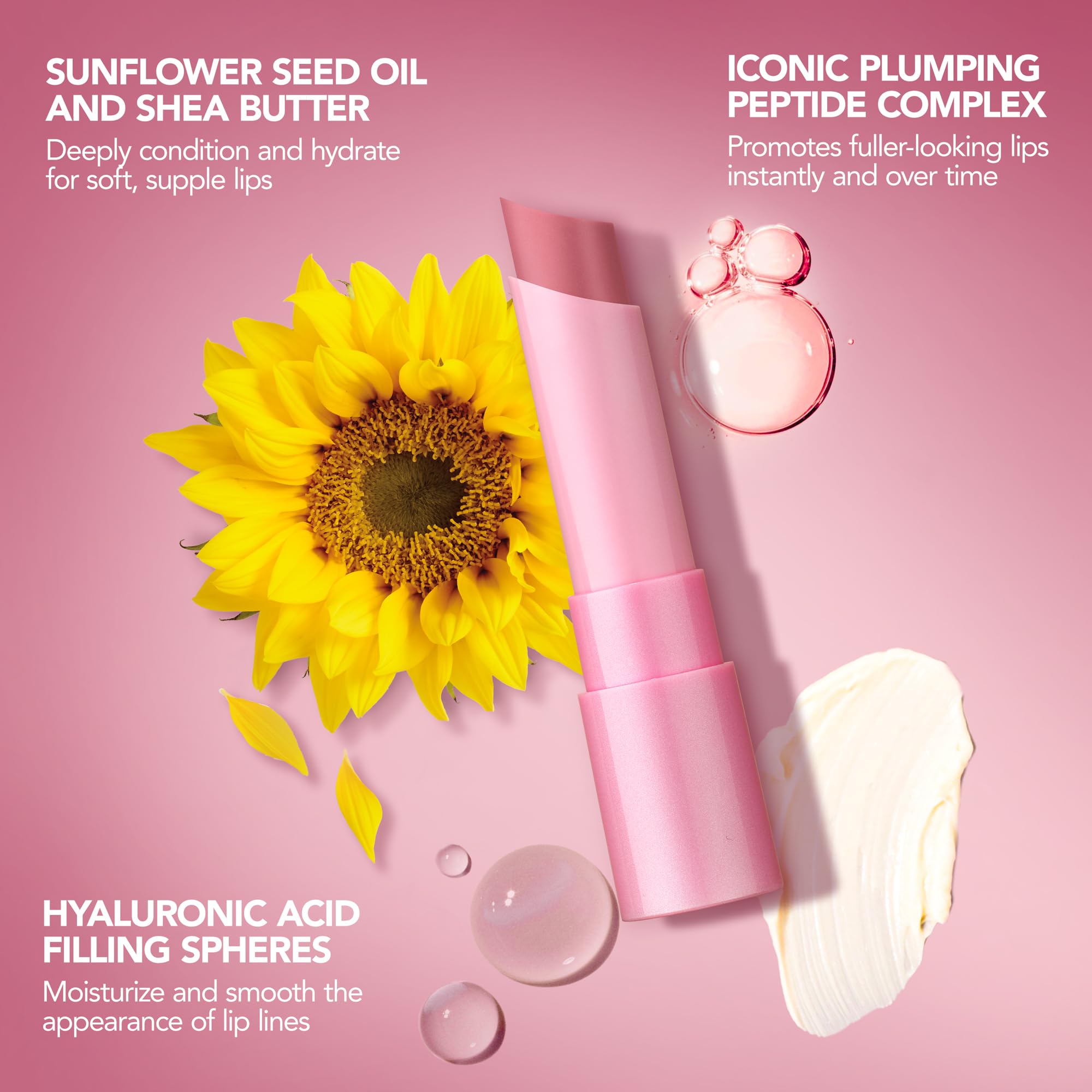 BUXOM Full-On Plumping Lip Glow Balm Raspberry Glaze | Hydrating Lip Tint