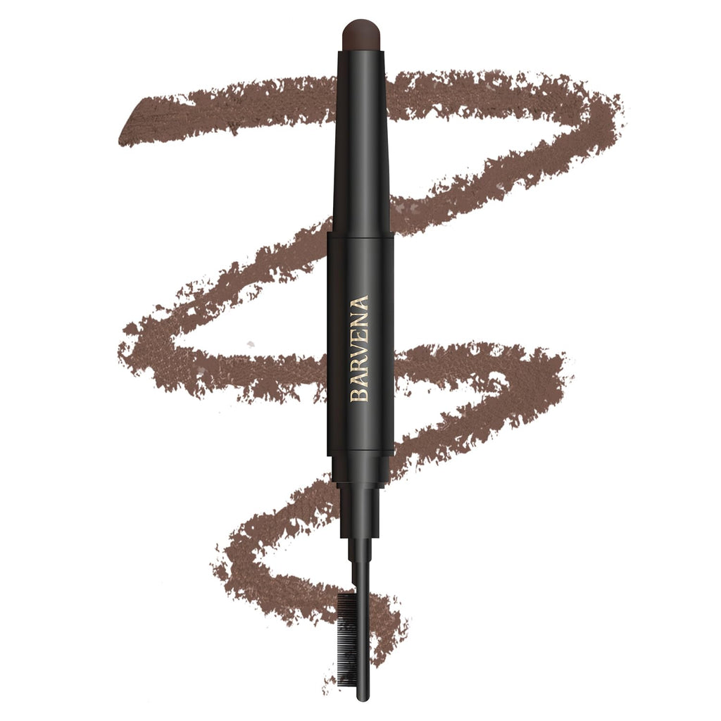 BuyiHoen Eyebrow Lifting Wax Sticks with Brow Brush | 2-in-1 Pencil, Dark Brown
