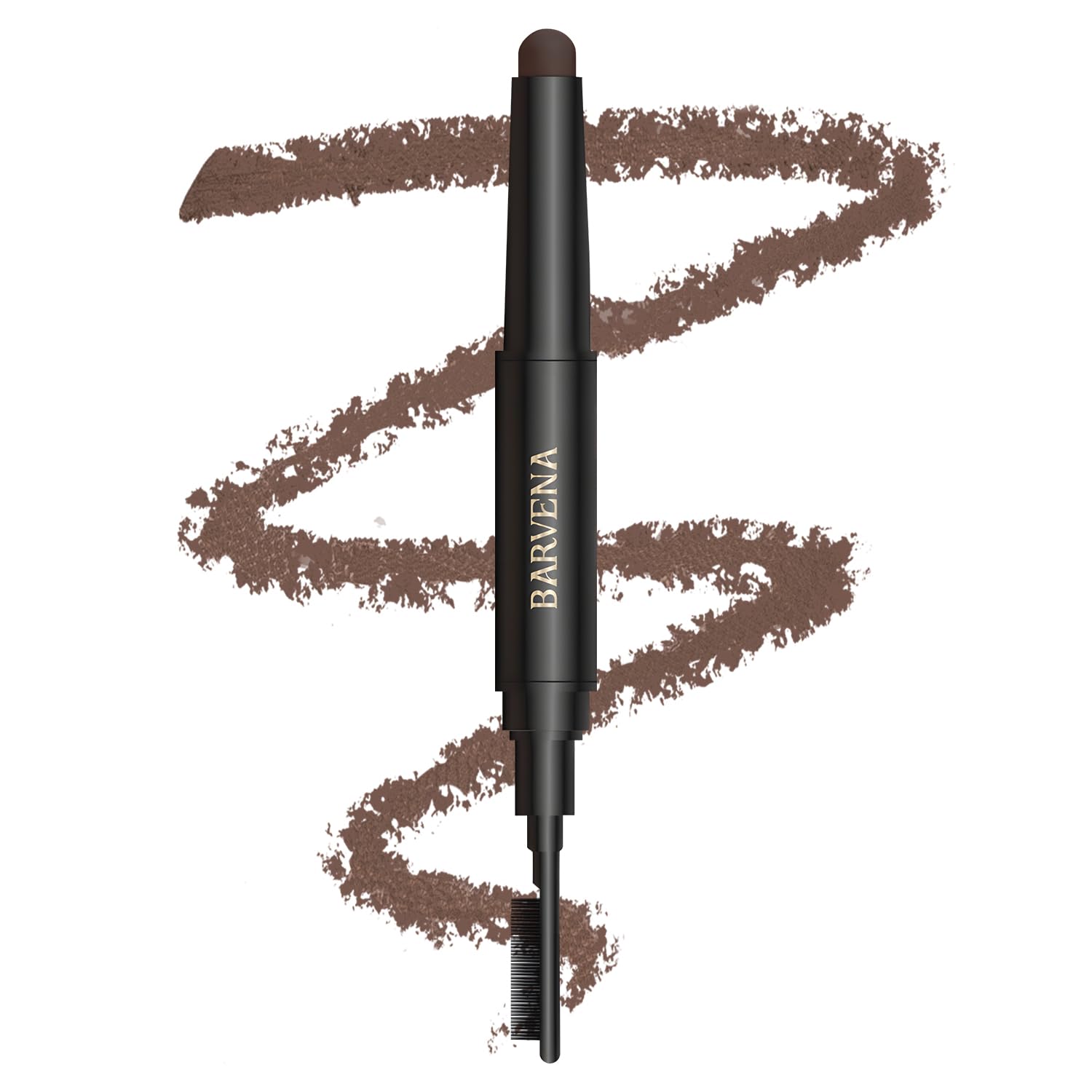 BuyiHoen Eyebrow Lifting Wax Sticks with Brow Brush | 2-in-1 Pencil, Dark Brown