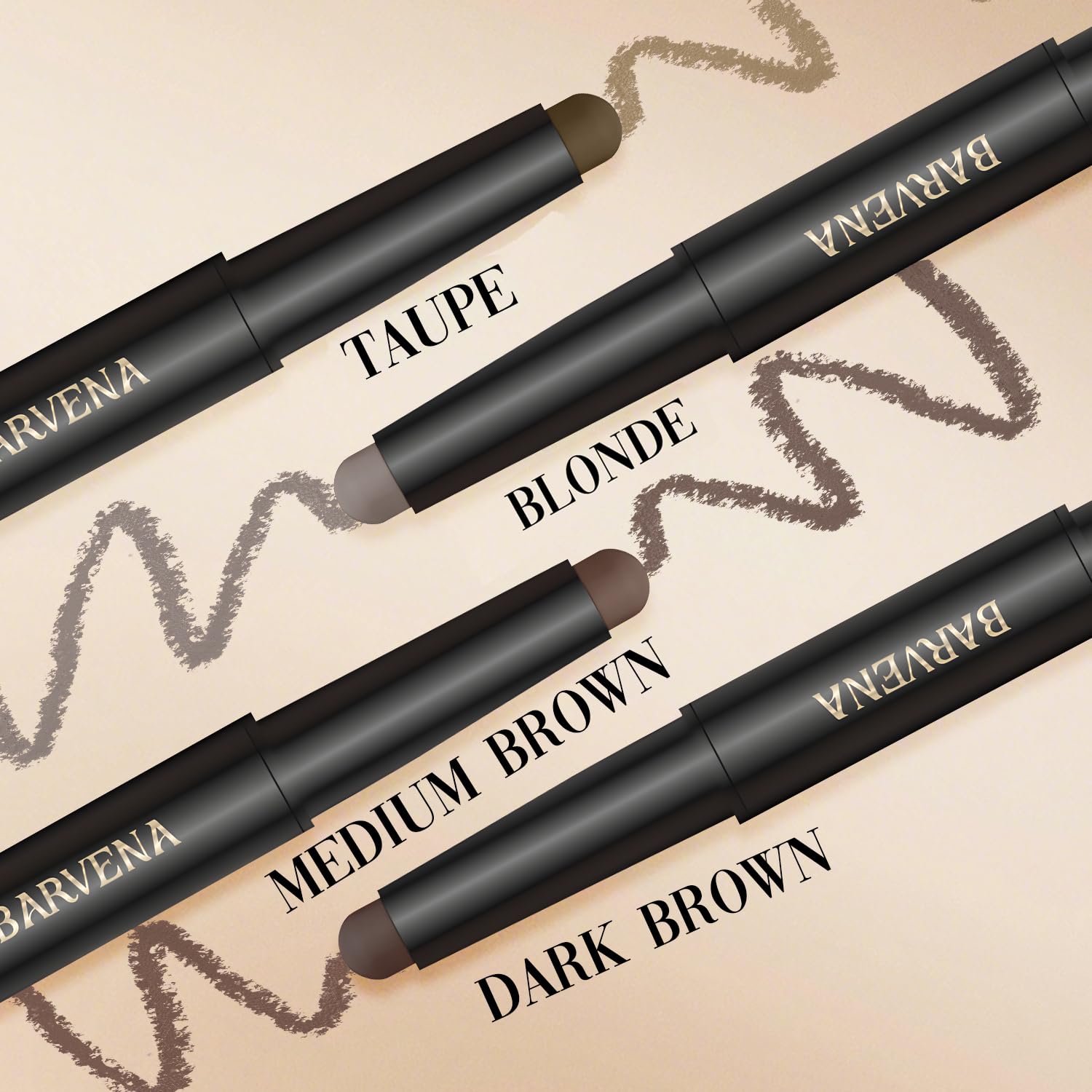 BuyiHoen Eyebrow Lifting Wax Stick 2-in-1 Pencil & Brow Brush – Easy, Natural Look (Blonde)