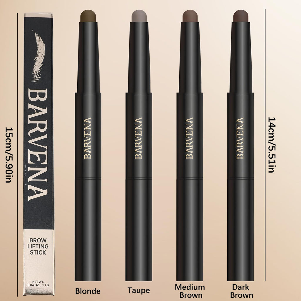BuyiHoen Eyebrow Lifting Wax Stick 2-in-1 Pencil & Brow Brush – Easy, Natural Look (Blonde)