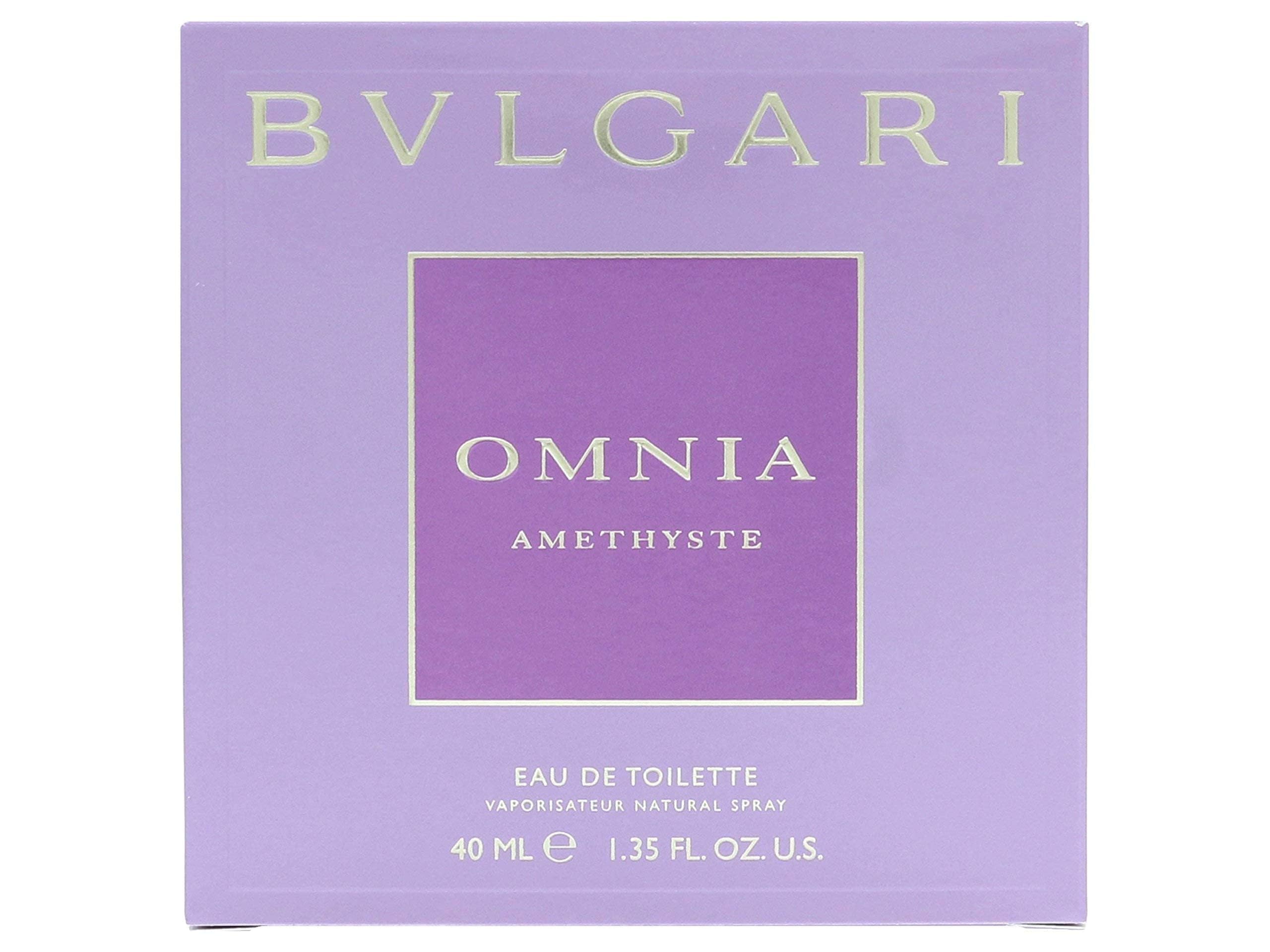 BVLGARI Omnia Amethyste Eau de Toilette Splash – 1.40 Fl Oz | Italian-Made Romantic Fragrance