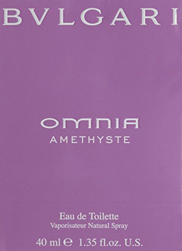 BVLGARI Omnia Amethyste Eau de Toilette Splash – 1.40 Fl Oz | Italian-Made Romantic Fragrance