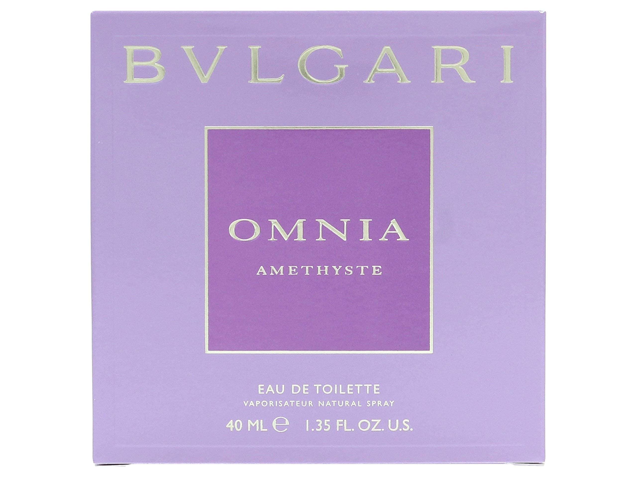 BVLGARI Omnia Amethyste Eau de Toilette Splash – 1.40 Fl Oz | Italian-Made Romantic Fragrance