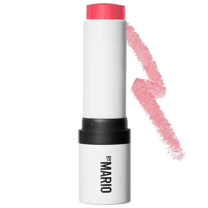 BY MARIO Soft Pop Blush Stick Raspberry – Dual-Ended, Buildable Color (0.02 fl oz each) Pack of 15