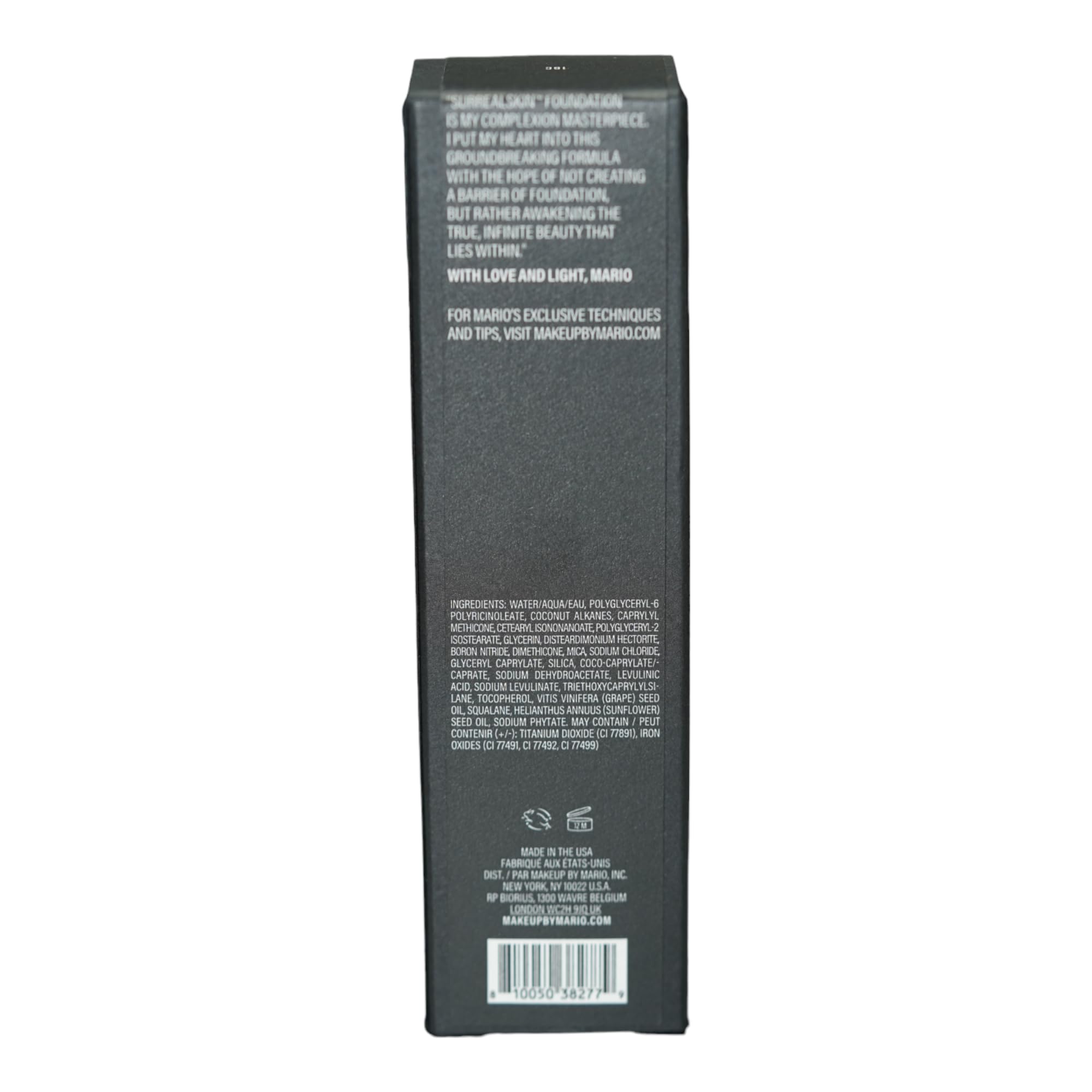 BY MARIO SurrealSkin Liquid Foundation 16C – Medium Cool Undertone | Vegan, Hydrating, Long-Wear