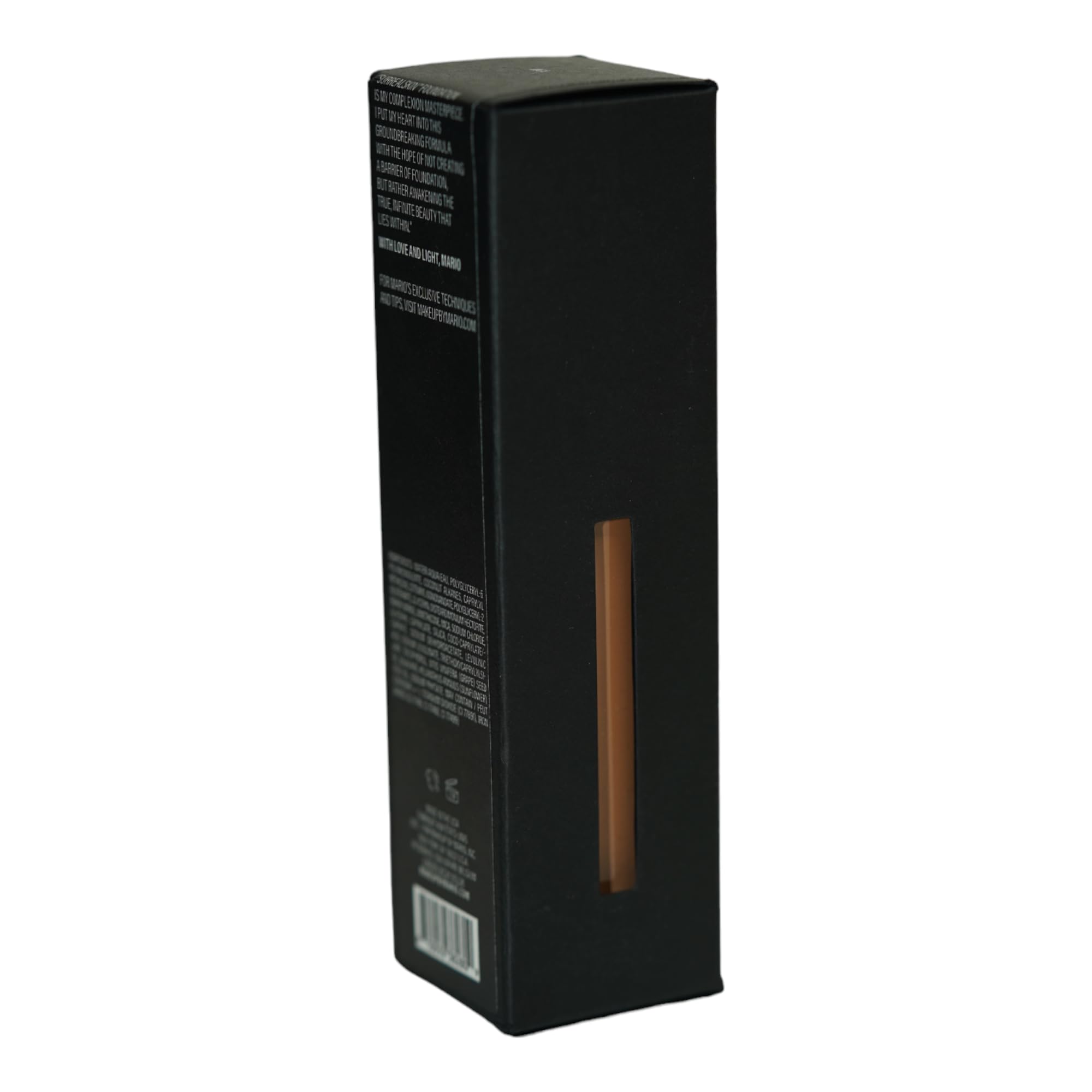 MAKEUP BY MARIO SurrealSkin Liquid Foundation – Vegan, Hydrating, Long-Wearing, Natural Finish (30 mL, 13W)