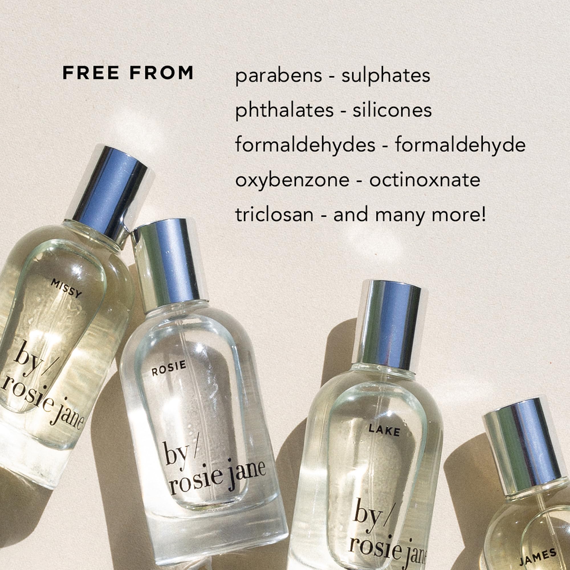 By Rosie Jane Perfume Oil (Lake) – Travel Size Roll-On with Vanilla, Lakeside Lemon & Cedar