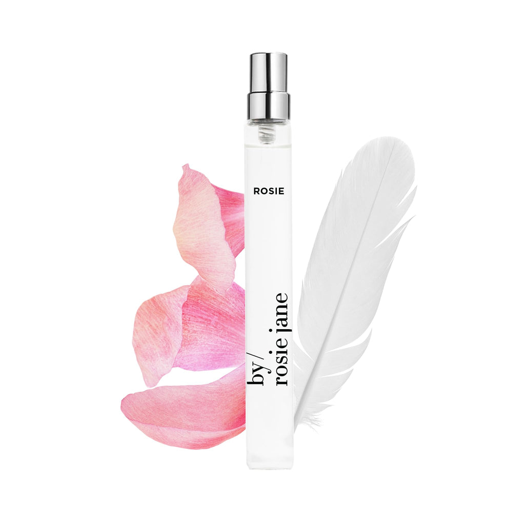 By Rosie Jane Travel Perfume Spray Rosie – Clean, Non-Toxic Fragrance (10ml) with White Musk & Rose