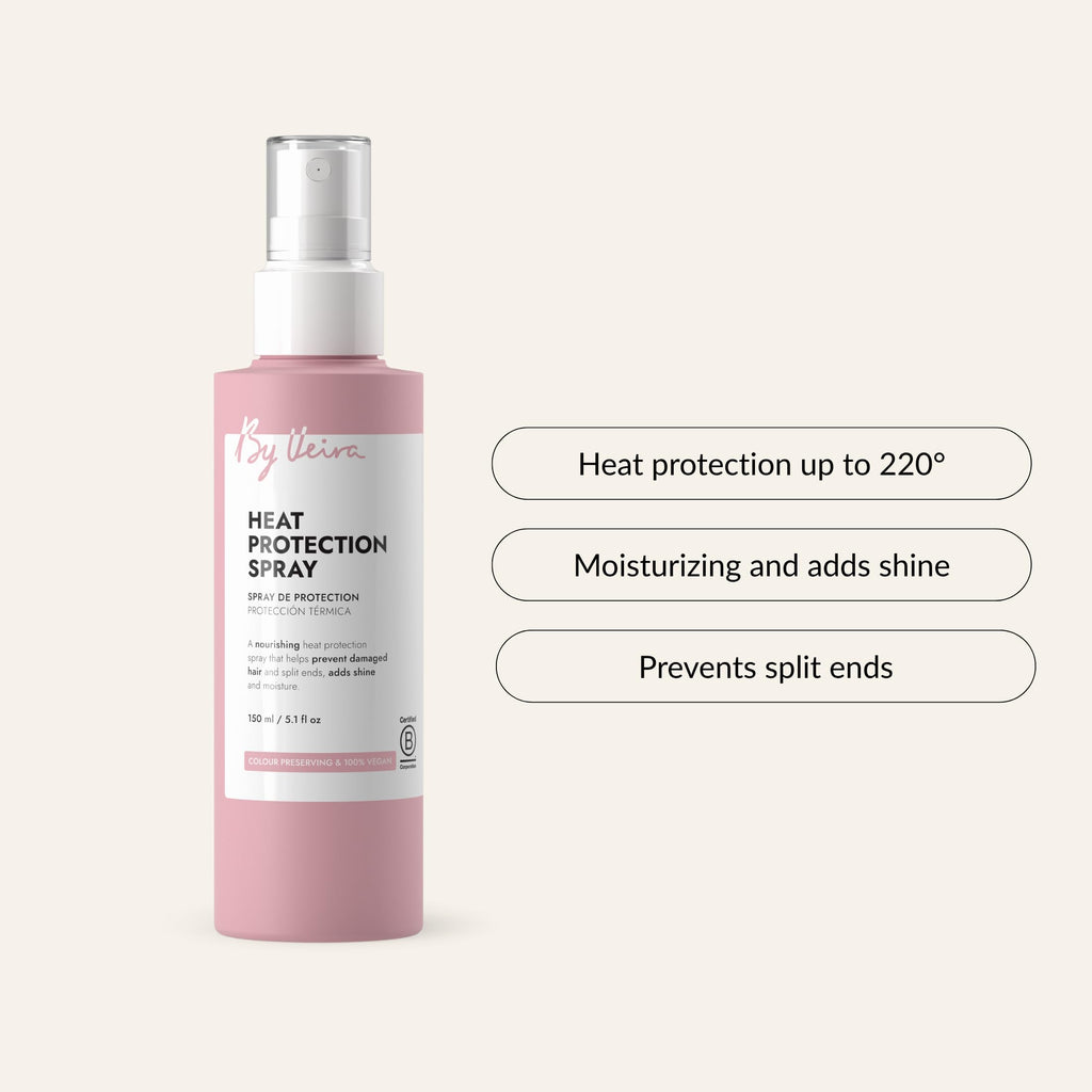 By Veira Heat Protection Spray 5.1 oz – Shine, Color Preservation, 100% Vegan