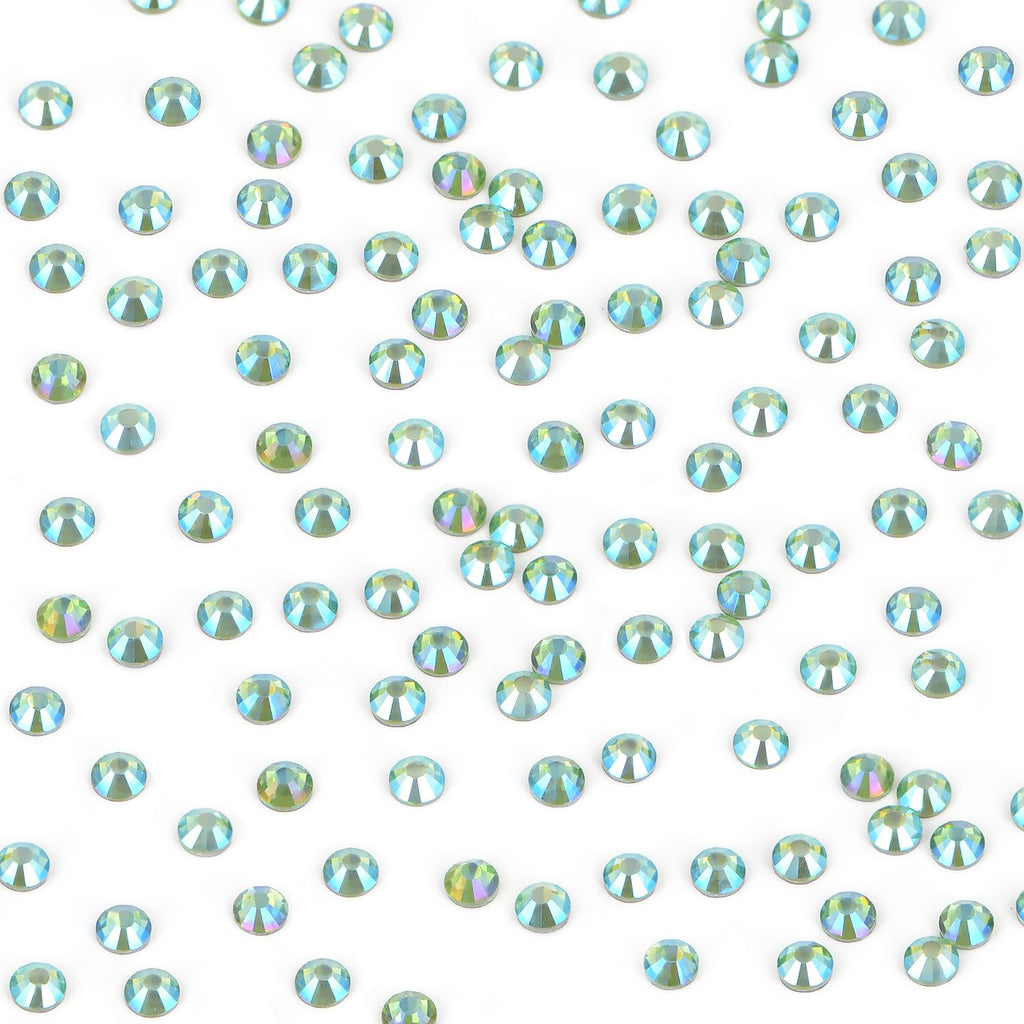 Bymitel Hotfix Crystal Rhinestones Peridot AB 4.8mm SS20 – 1440pcs, Iron-On DIY Jewelry & Crafts