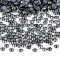 Bymitel Hotfix Crystal Rhinestones 4.8mm SS20 Jet Hematite – 1440pcs Iron-On for DIY Jewelry