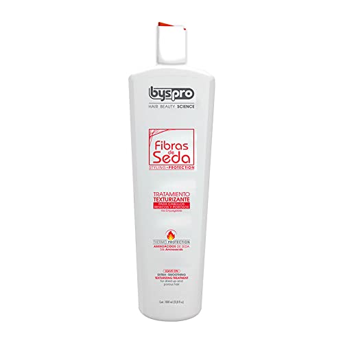 BYS Pro Silk Fiber Leave-In Treatment — Heat Protection for Dry Hair (1000 ml / 33.3 oz)