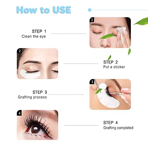 C. ARTIST 100 Pairs V-Shaped Under Eye Gel Pads Kit – Natural Hydrogel Patches with Collagen & Aloe Vera
