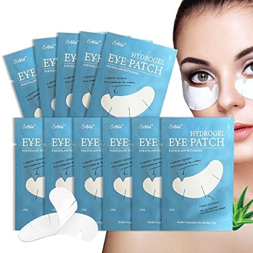 C. ARTIST 100 Pairs V-Shaped Under Eye Gel Pads Kit – Natural Hydrogel Patches with Collagen & Aloe Vera