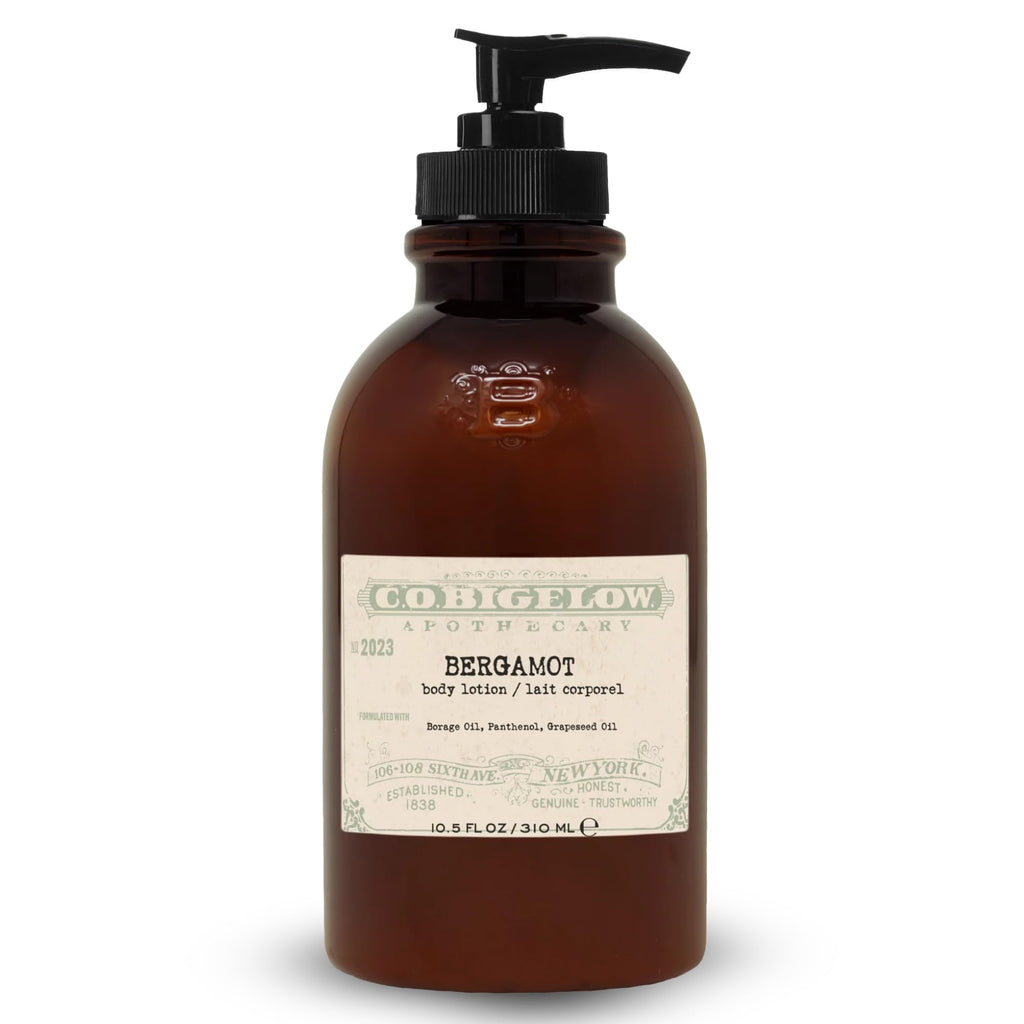 C.O. Bigelow Bergamot Body Lotion | Iconic Collection Moisturizing Lotion with Shea Butter, Borage Oil & Grapeseed Oil (10.5 oz)