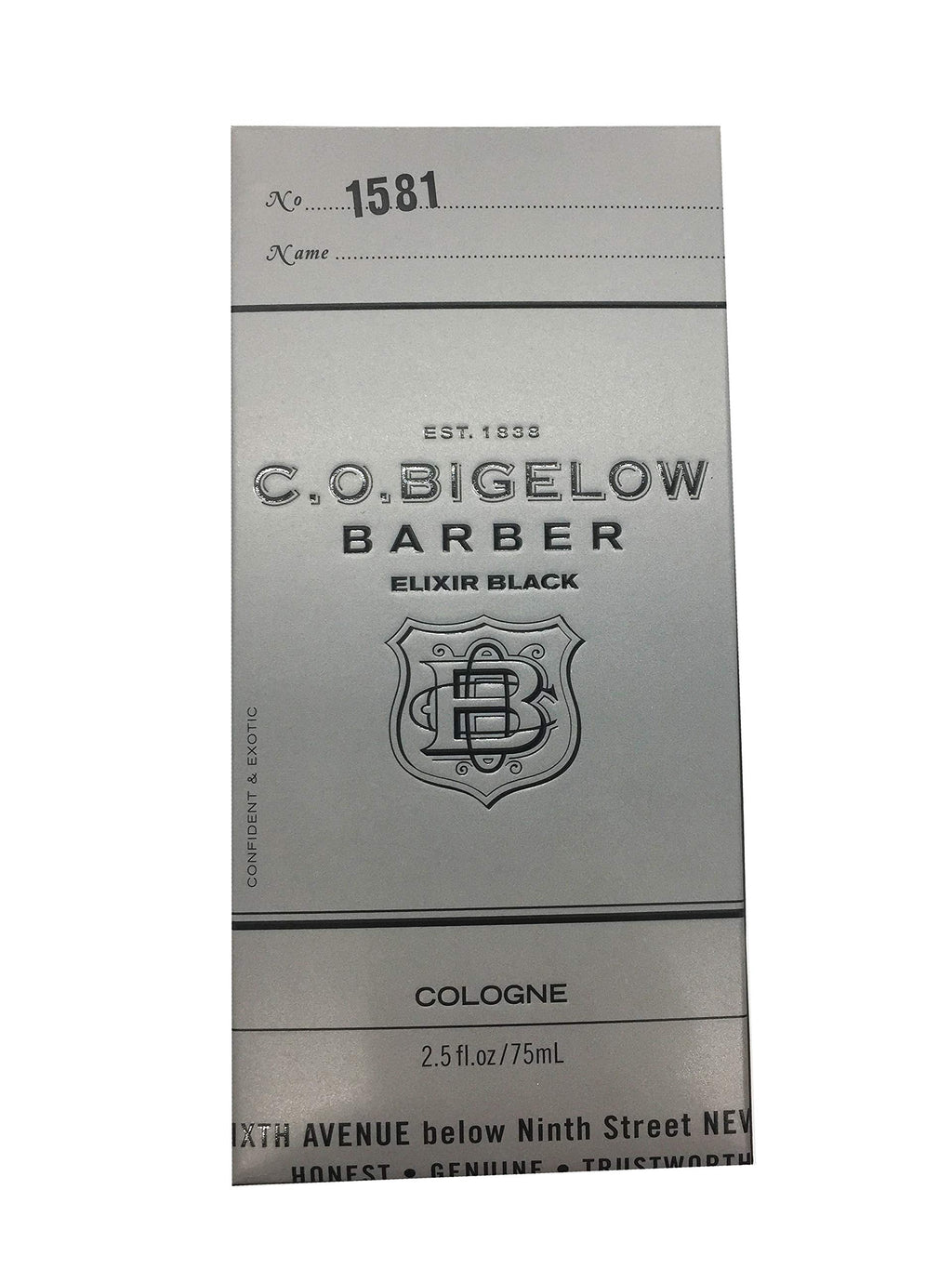 C.O. Bigelow Elixir Black Cologne Spray – 2.5 oz