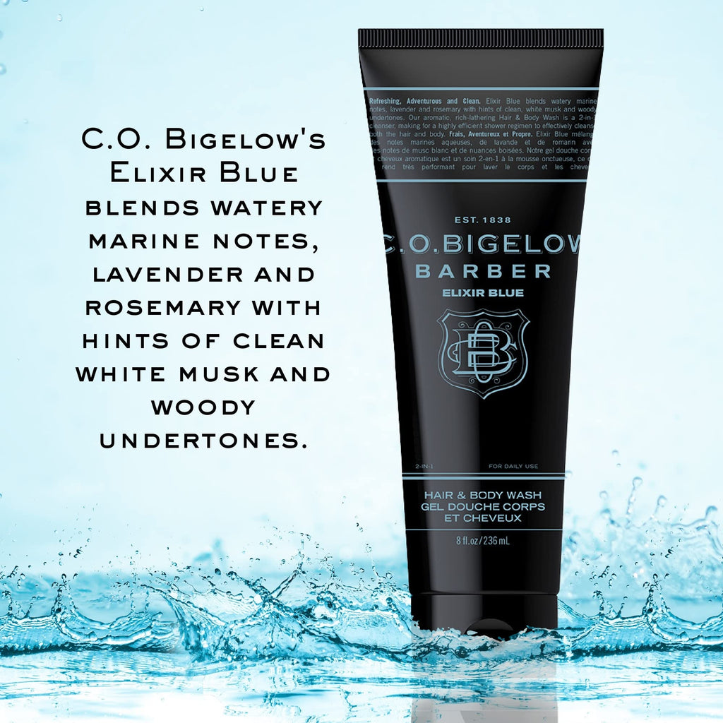C.O. Bigelow Elixir Blue 2-in-1 Hair & Body Wash for Men