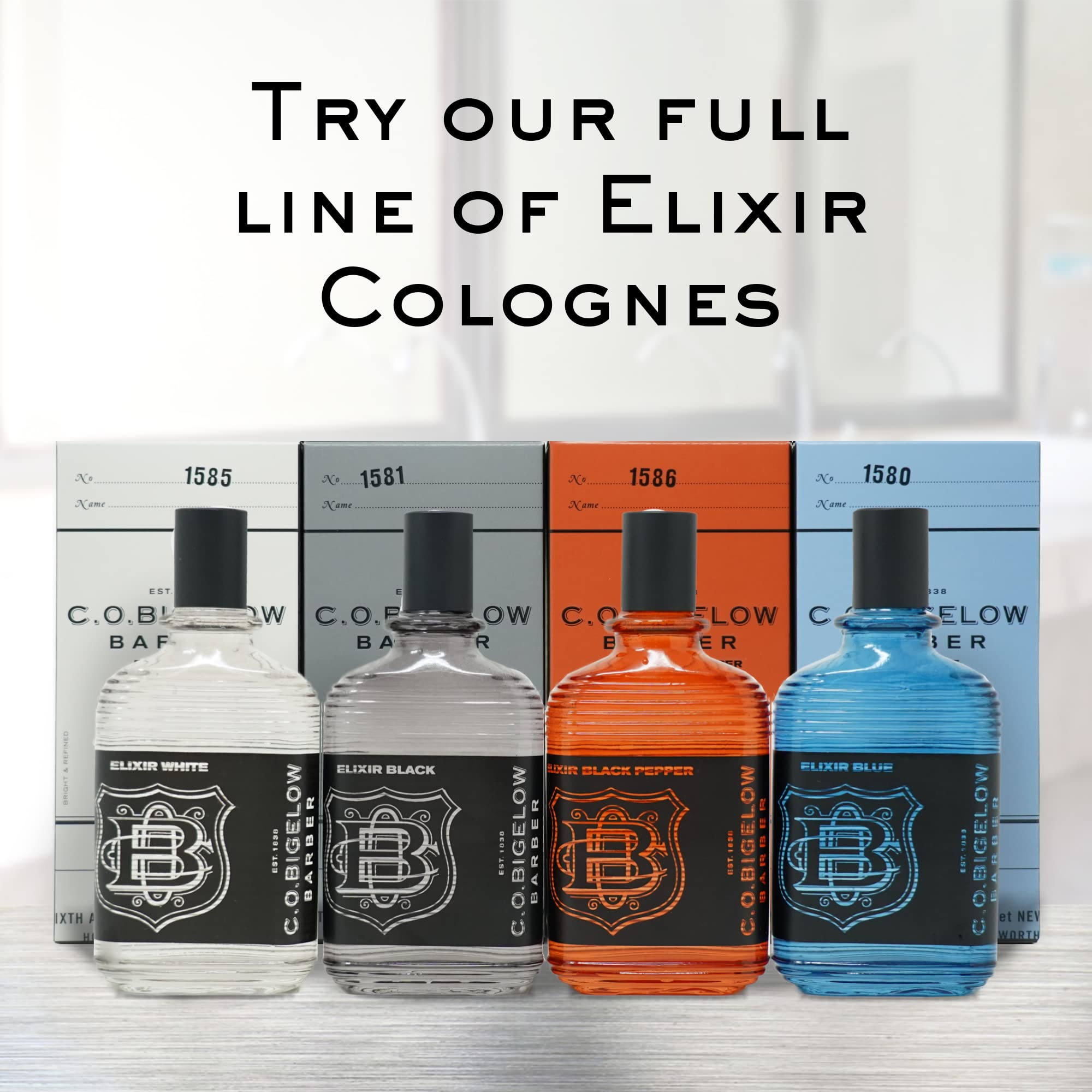 C. O. Bigelow Elixir Black Pepper No. 1586 – 2.5 fl oz Men’s Cologne, Bourbon & Sandalwood