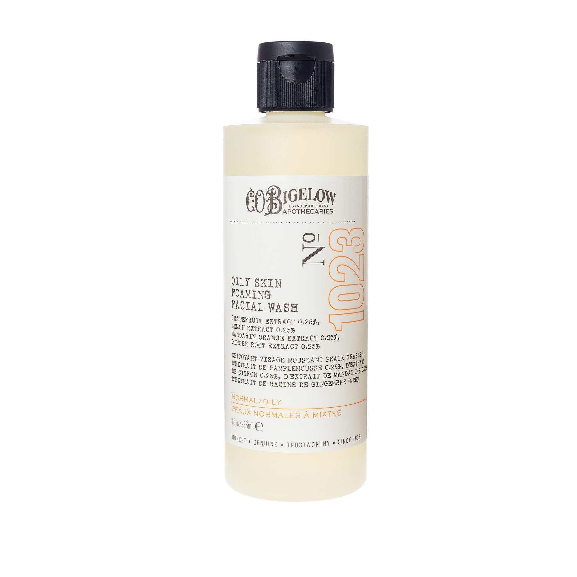C.O. Bigelow Foaming Facial Wash for Oily Skin – Grapefruit & Ginger