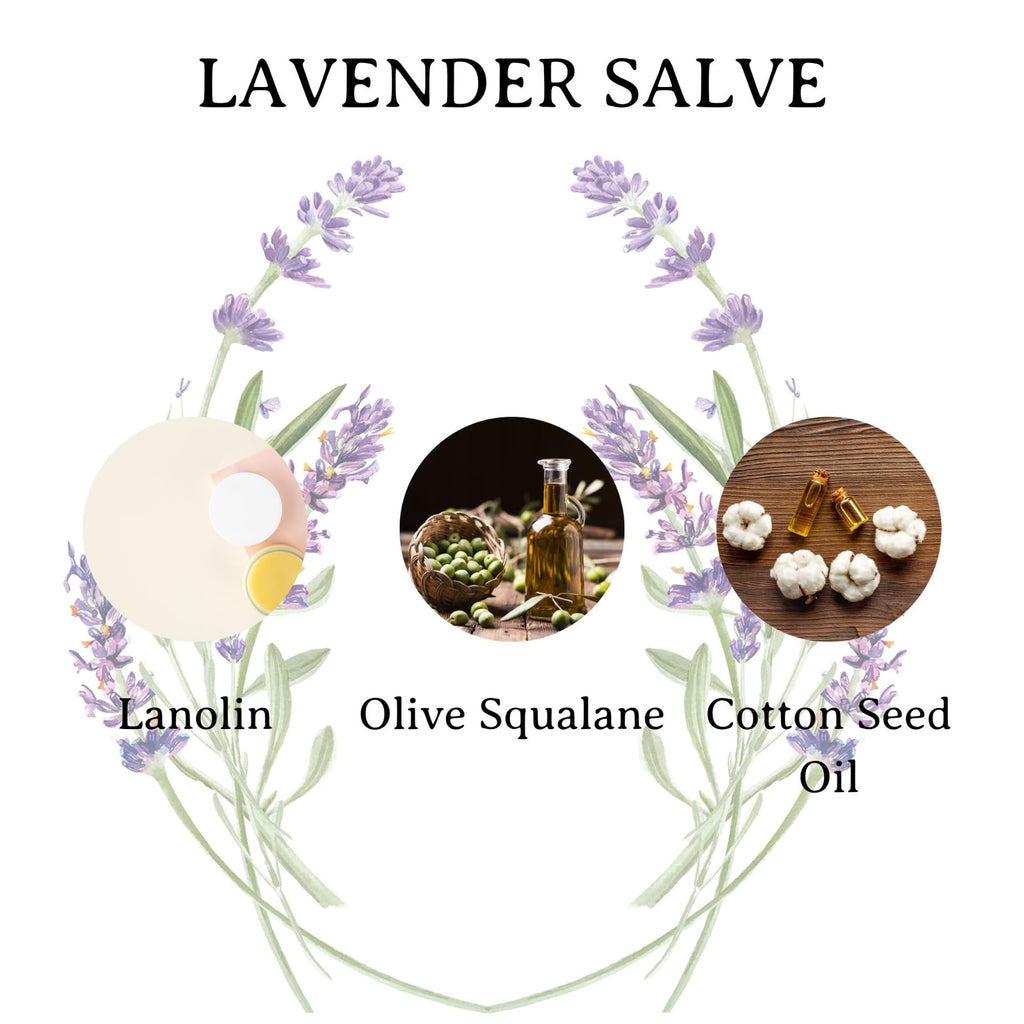 C.O. Bigelow Lavender Salve Tins – Pack of 3 Lip Balm Tins for Lips, Cuticles, Hands & Dry Skin