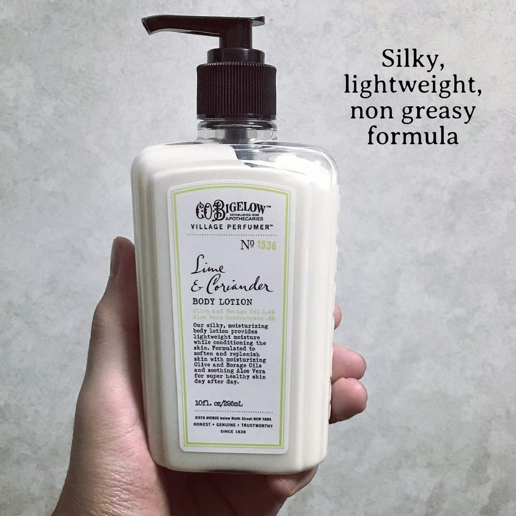 C.O. Bigelow Lime Coriander Apothecary Duo – Hand Wash & Body Lotion Gift Set, 10 oz Each