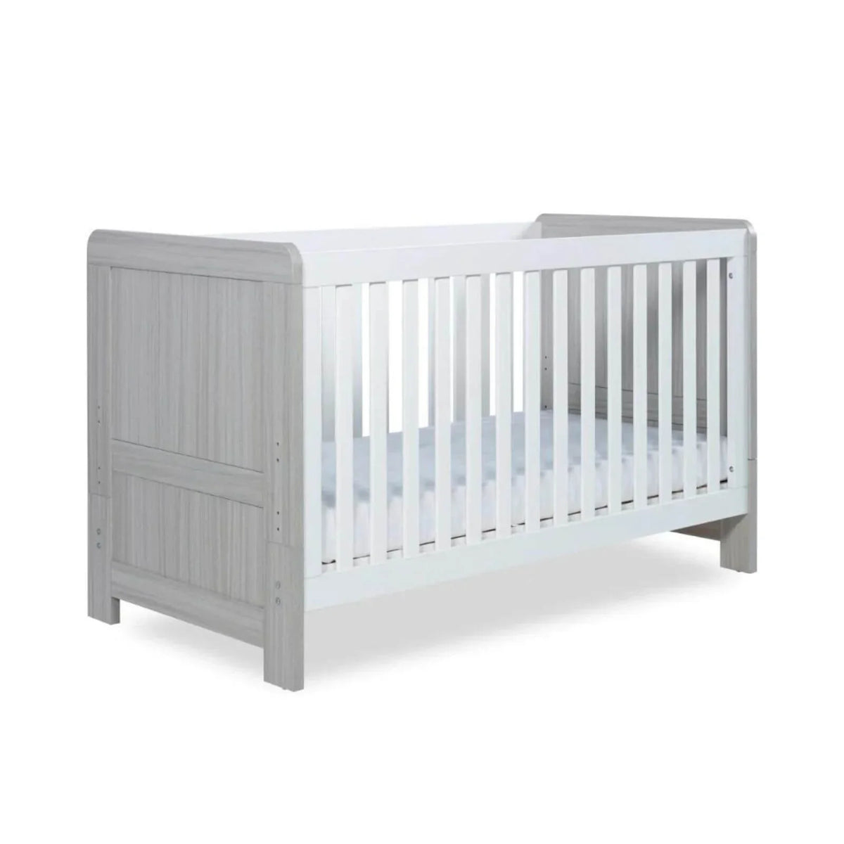 Ickle Bubba Pembrey Cot Bed Ash Grey - Without Mattress