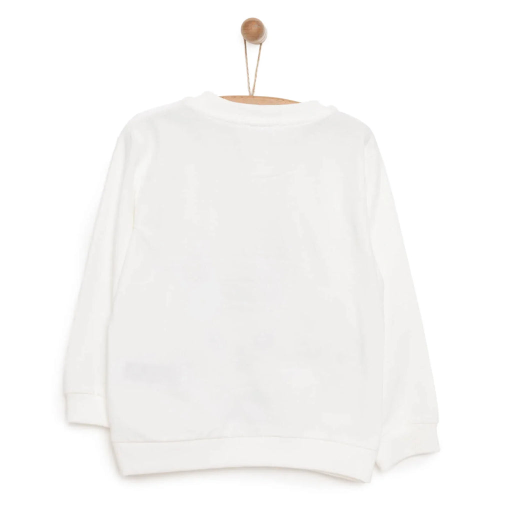 HelloBaby Bunny Motif Brushed Baby Sweatshirt (6 Months to 5 Years)