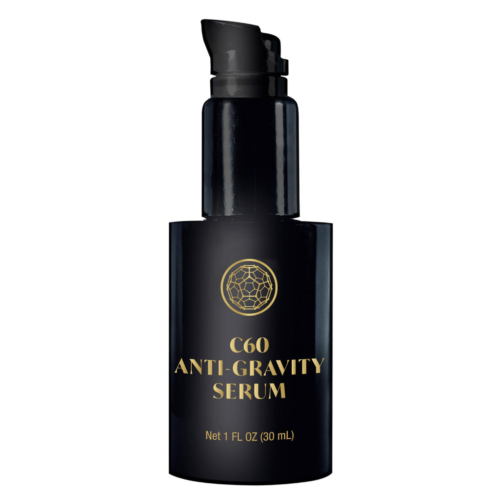 C60 Purple Power Anti-Gravity Serum for Face & Neck – 99.99% Pure Sublimated C60, Antioxidant-Rich Skincare