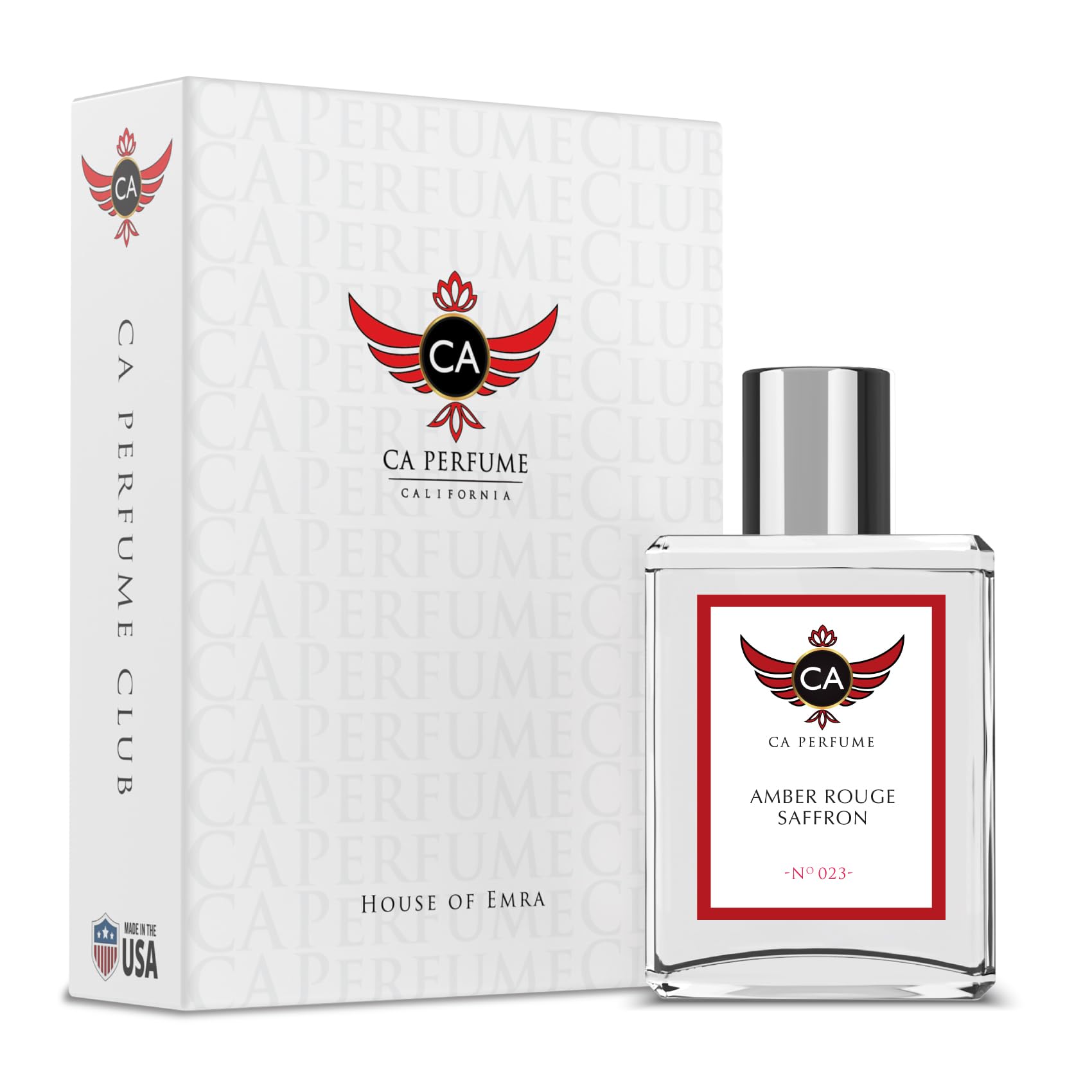CA Perfume Impression of Amber Rouge Saffron – Unisex Long-Lasting EDP 50ml