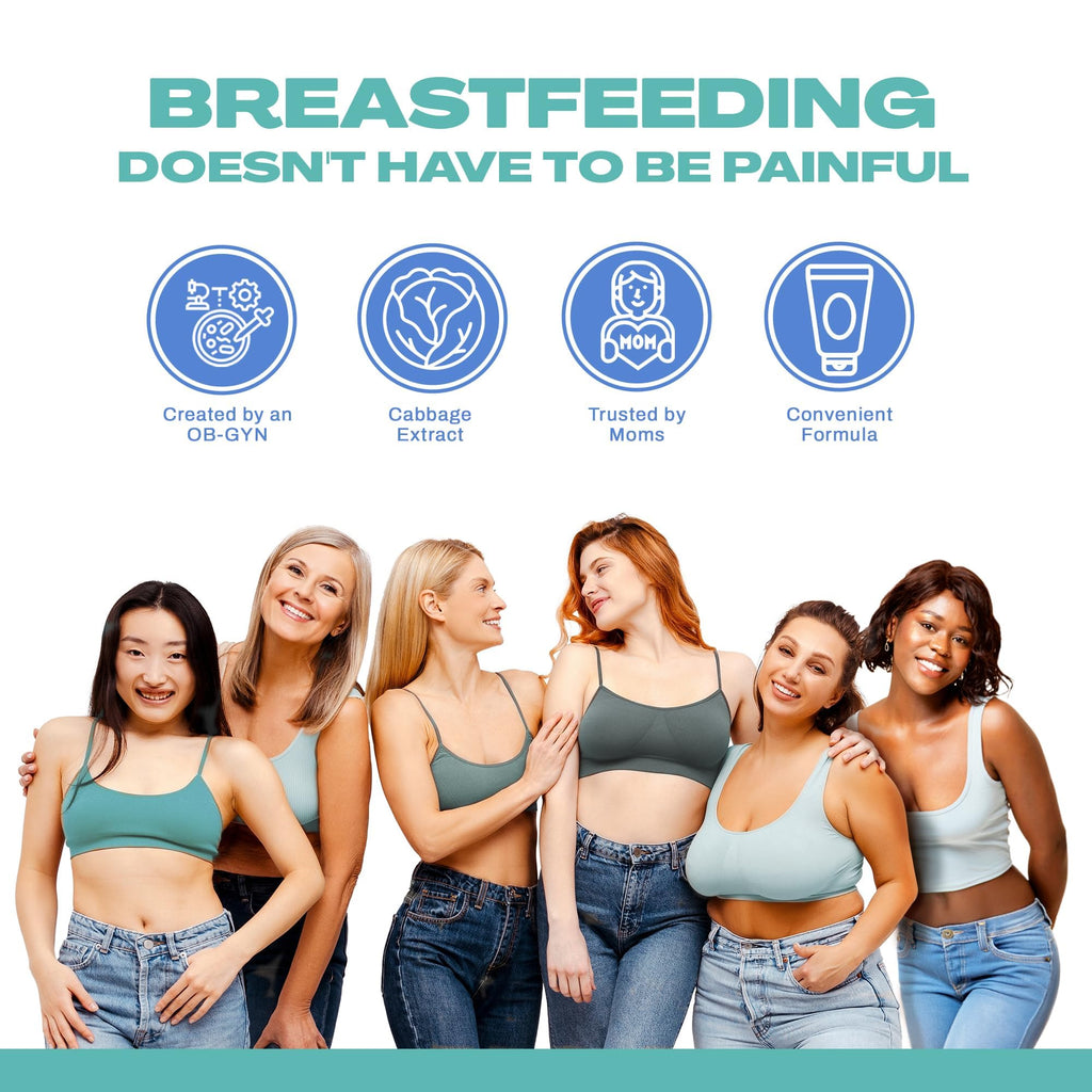 CaboCréme Cabbage Breast Cream for Engorgement & Weaning – 2-pack
