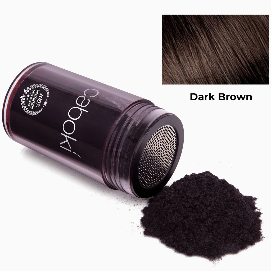 Caboki Hair Loss Concealer – 90-Day Supply, Dark Brown | Instantly Fuller-Looking Coverage