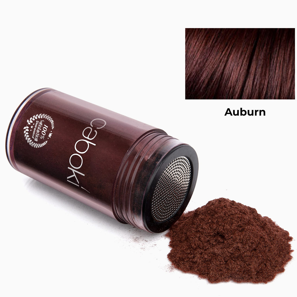 Caboki Hair Building Fiber Auburn – 30g, 90-Day Supply | Instant Coverage