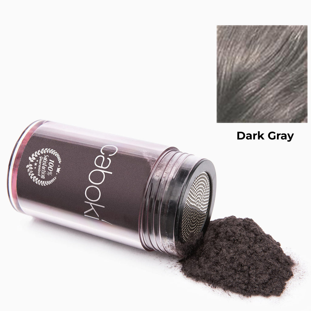 Caboki Hair Loss Concealer – 90-Day Dark Gray Coverage, Instant Fuller Look