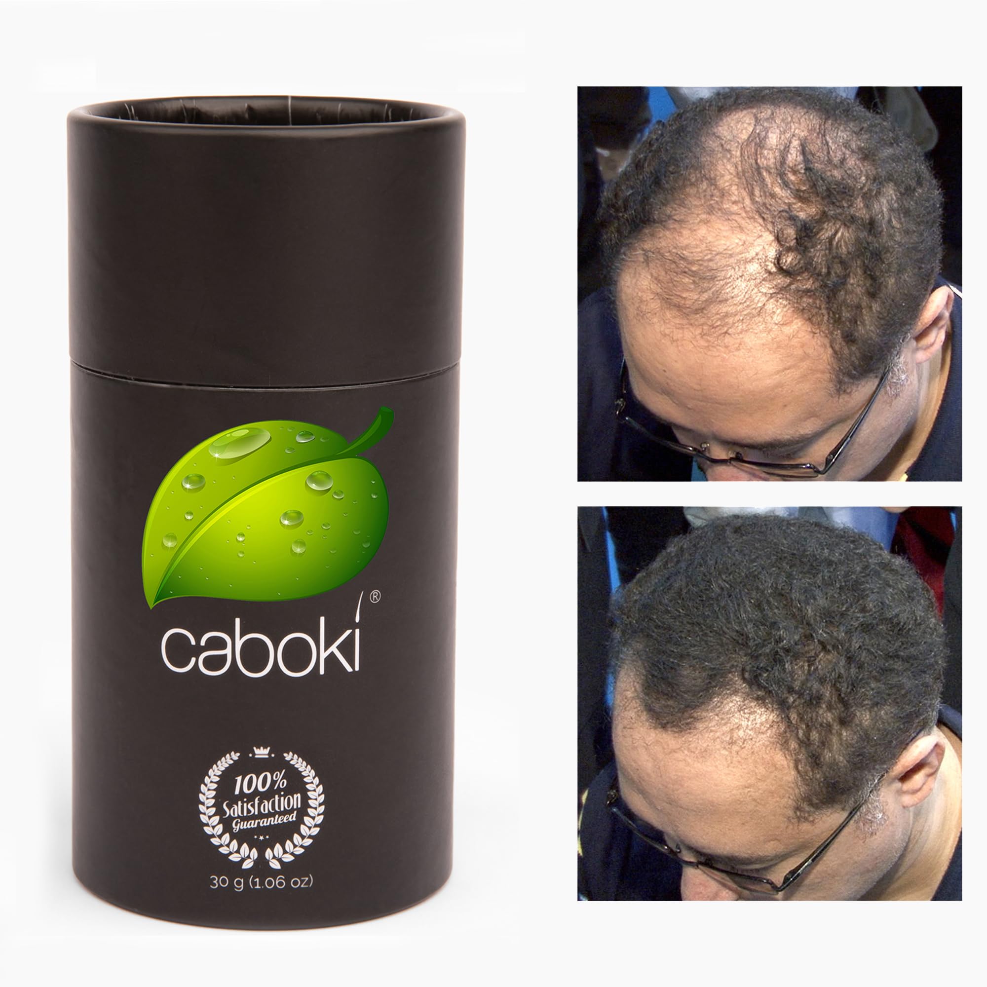 Caboki Hair Loss Concealer – 90-Day Supply, Dark Brown | Instantly Fuller-Looking Coverage