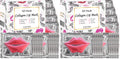 CACASO Crystal Lip Masks Rose Pink – 100 Lip Mask Sheets (50/Pack, Pack of 2) Hydrating