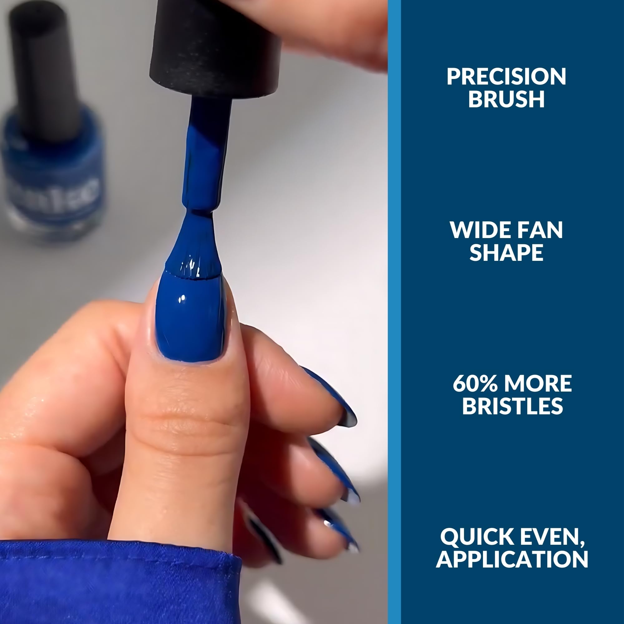 CAKE Nail Anchor Down – Vegan Navy Nail Polish, Cuticle Oil & Nail Strengthener