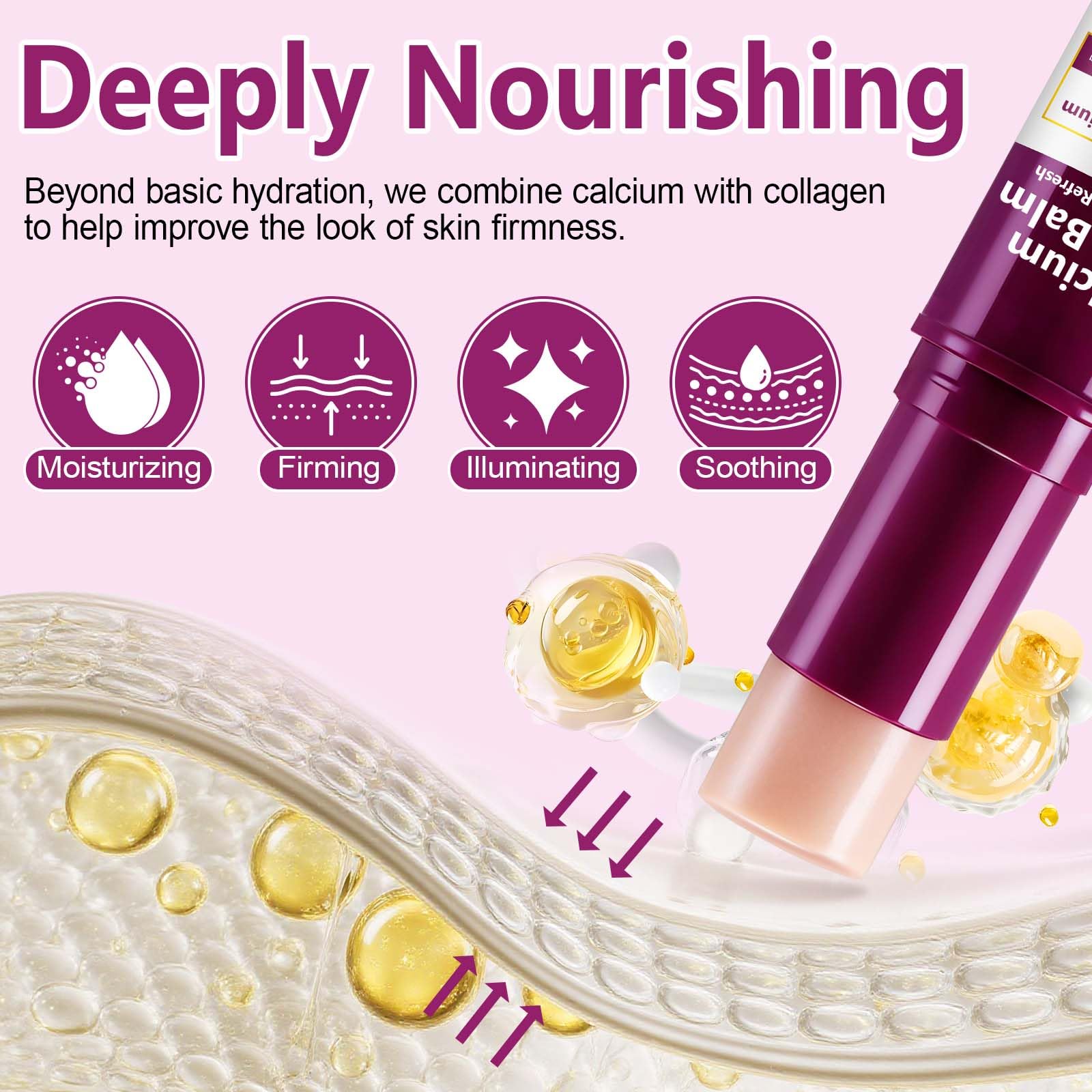 Calcium Multi Balm 2-Pack – Deep Moisturizing Balm Stick for Face, Eyes & Neck